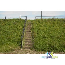 Pannerden Poldergemaal Trap voor de woning. Coll. P.Snip